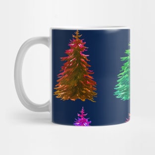 Rainbow trees Mug